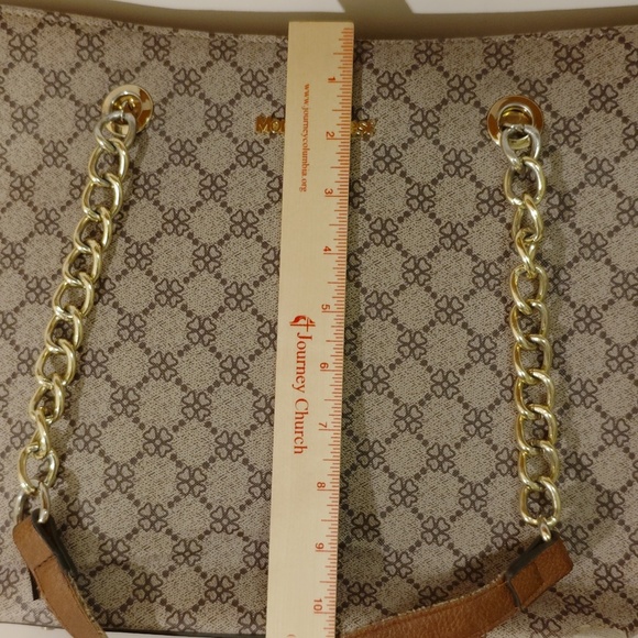 Montana West Brown and Gold Patterned Shoulder Bag - Picture 13 of 15